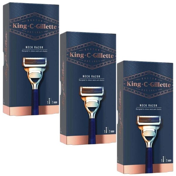 Gillette Razor for Neck & Cheeks - 3 Packs