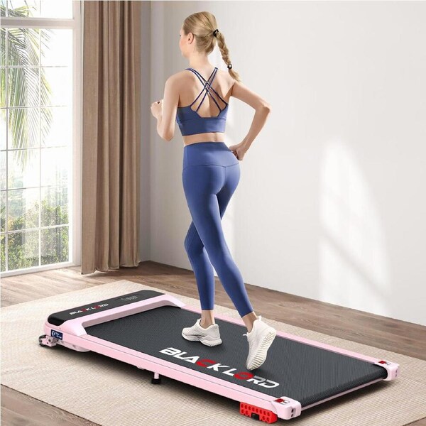 BLACK LORD Treadmill Electric Walking Pad Home Office Gym Fitness Incline MS2 Pink