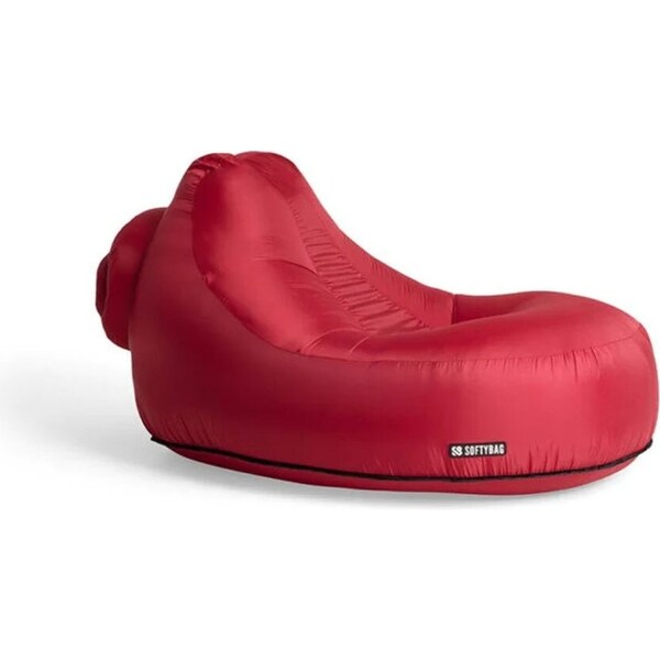 Softybag Inflatable 175cm Chair Camping Outdoor/Beach Adult Lounge Navy Blue