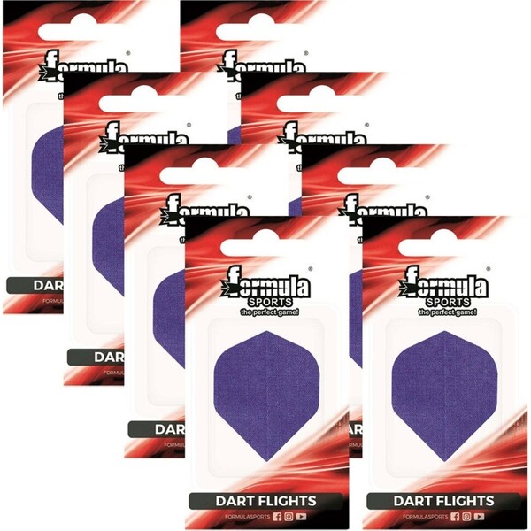 24pc Formula Sports Long Life Fabric Dart Flights Standard Wing Assorted Set