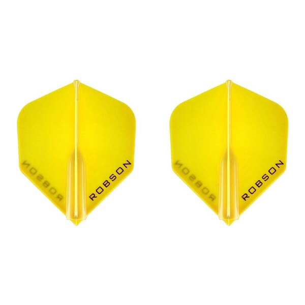 6pc Robson Plus Dart Flights Standard Replacement Accessory Set Blue Crystal