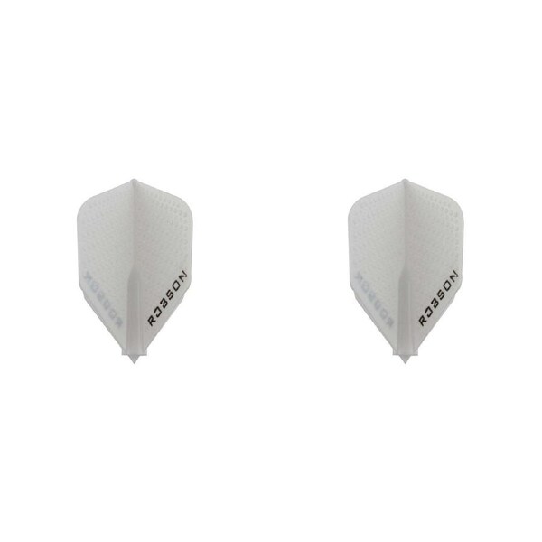 2x Robson Dimpled Plus Dart Flight Standard Tail/Wing Replacement Accessory Red