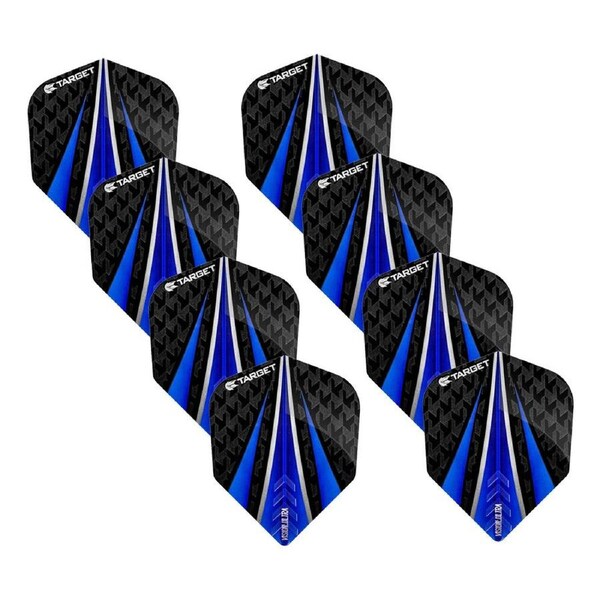 24pc Target Vision Ultra Dart 3-Flights Standard Tail/Wing Accessory Set Blue