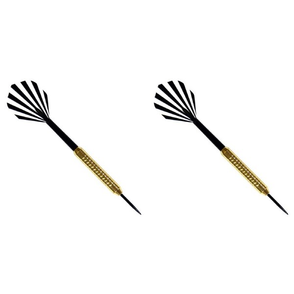 24pc Formula Sports 22g Eco-Tek Brass Coated Steel Dart Barrels Nylon Shaft