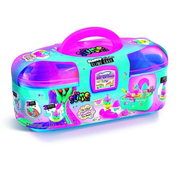 Canal Toys DIY Fluffy Ice Cream Slime w/ Carry Case Kids/Children Craft Kit 6y+