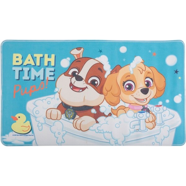 Haven Paw Patrol TPE Kids/Children Non-Slip Bath Mat Rectangle Bathroom Rug 12m+