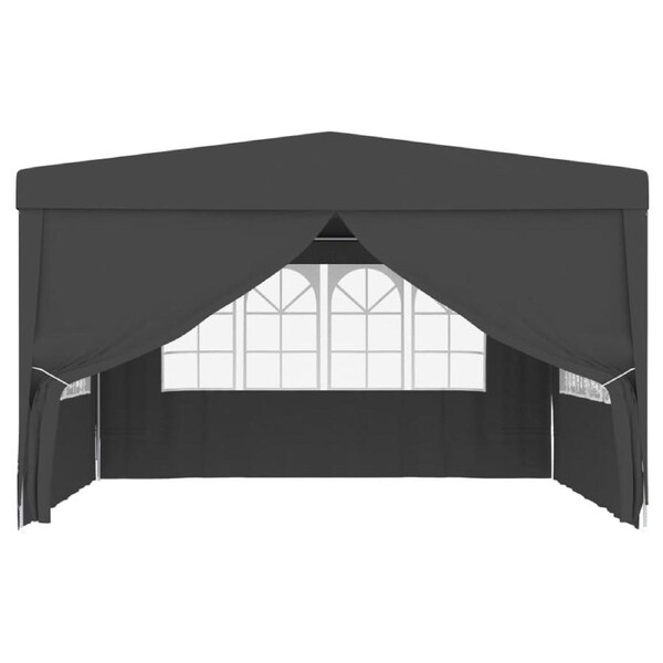 Professional Party Tent 4x4m UV-Resistant Gazebo Wedding Pavilion With Side Wall