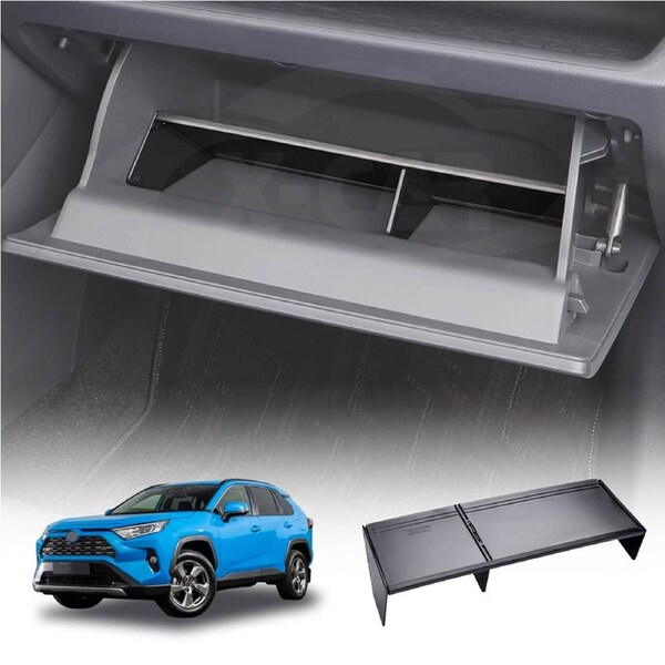 Glove Box Organizer Insert Tray for Toyota RAV4 2019-2025 RAV 4 Car Storage Box Accessories