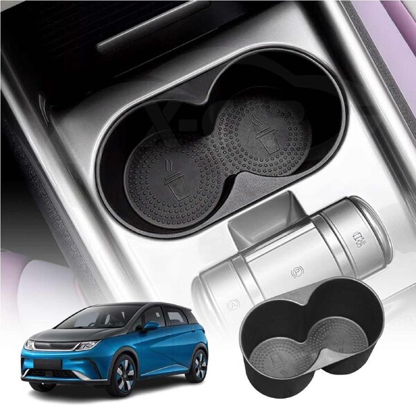 Centre Console Rubber Cup Holder Insert for BYD Dolphin 2023-2025 Accessories
