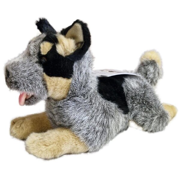 Bocchetta Plush Toys - Dog Blue Heeler Cattle Puppy - Rusty 30cm