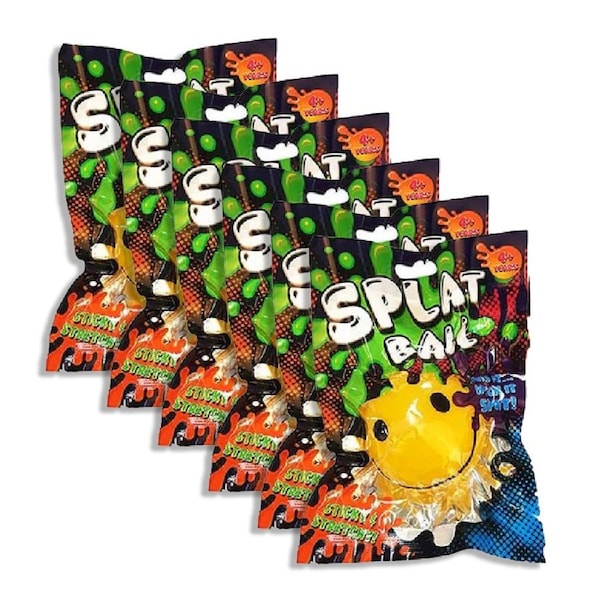 12x Hunter Leisure Splat Toss Balls Kids/Children Fun Interactive Toy Assort 4y+