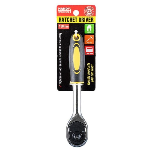 Ratchet Driver Stubby 1/4" 150mm