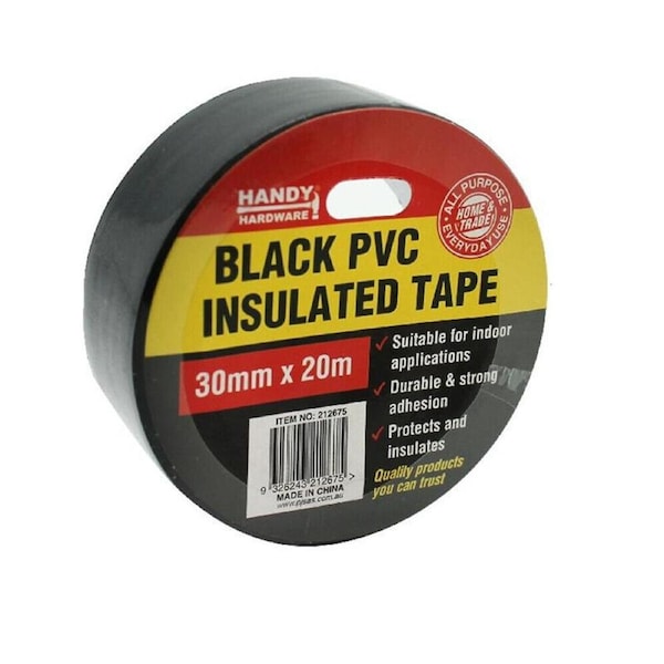 B-Tape PVC Black Insulation 30mm x 20m