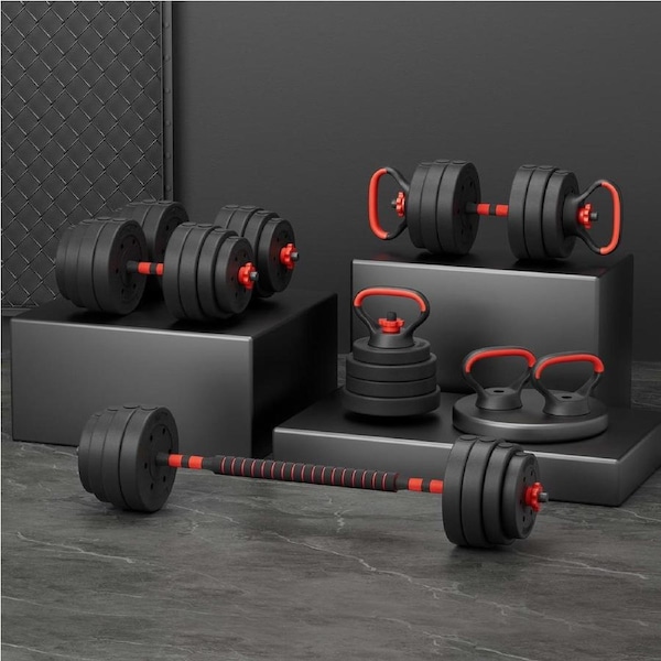40kg Everfit Dumbbells Set Adjustable
