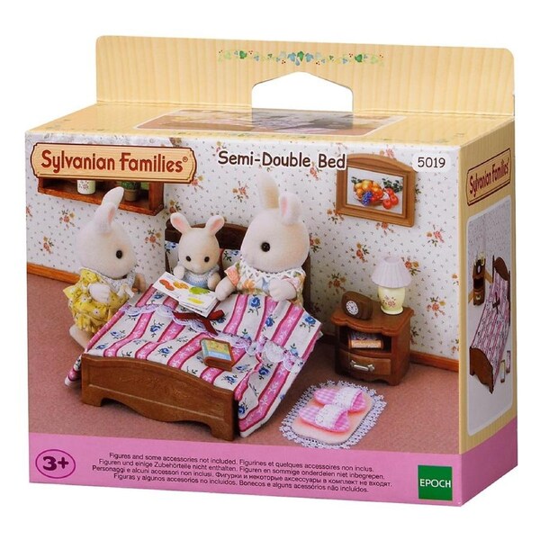 Sylvanian Families Semi-Double Bed Play Set
