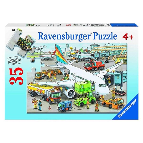 Ravensburger Busy Airport 35 Piece Jigsaw Puzzle
