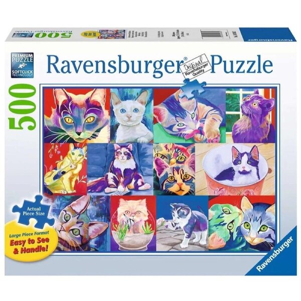 Ravensburger Hello Kitty Cat Large Format 500 Piece Jigsaw Puzzle