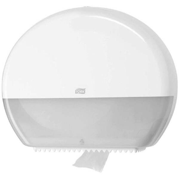 Tork T1 Jumbo Toilet Paper Roll Dispenser White