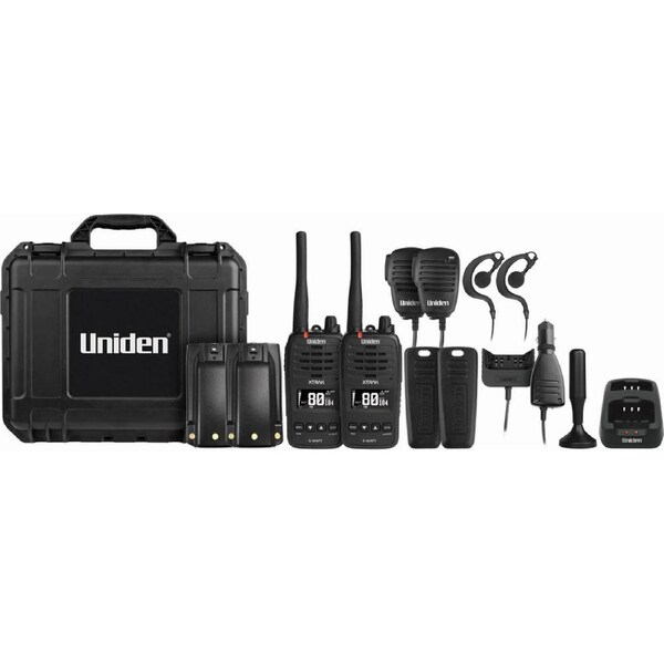Uniden XTRAK 50 5W UHF Waterproof Smart UHF Handheld Radio (Twin Pack)