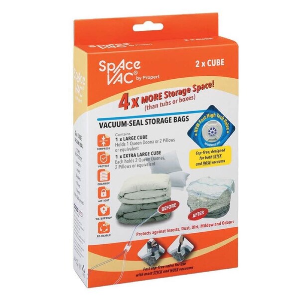 Space Vac Vacuum Cube Large & Cube Extra Large Set