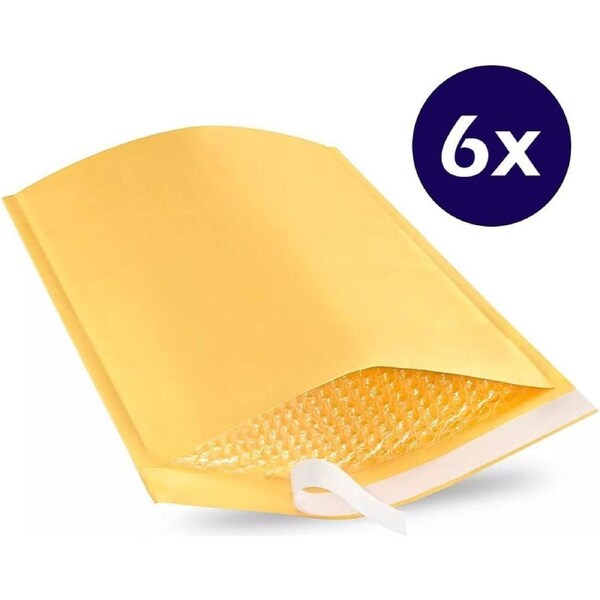 6/Pack Padded Envelopes A5 14cm x 16cm