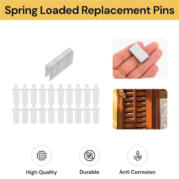 40PCs Spring Loaded Replacement Pins | Woolworths