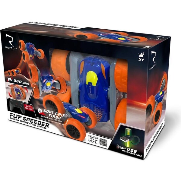 Revolt - Radio Control Flip Speeder Tough N Tumble Stunt Vehicle