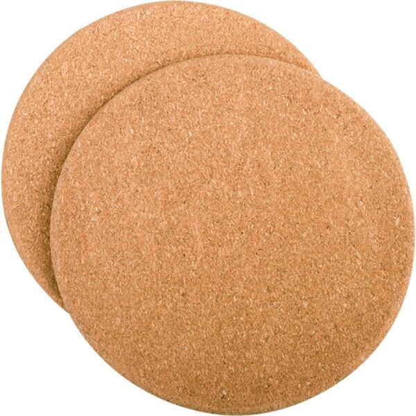 Appetito Round Cork Trivets 20cm Set 2