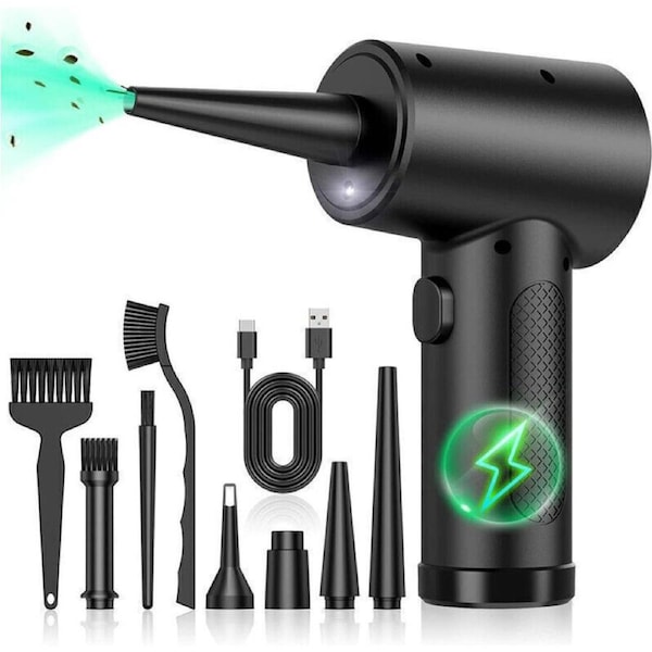 100000RPM Cordless Air Duster Compressed Air Blower Car PC Cleaning Cleaner