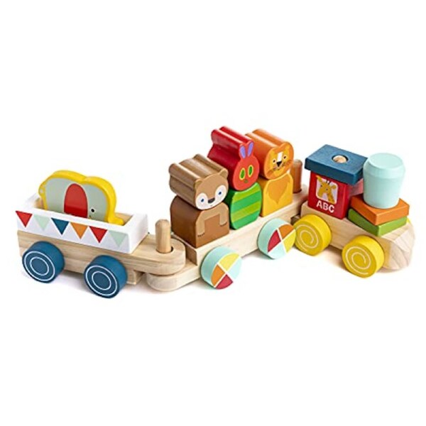 World of Eric Carle Multicolor The Very Hungry Caterpillar Wooden Train Set 12pc Set