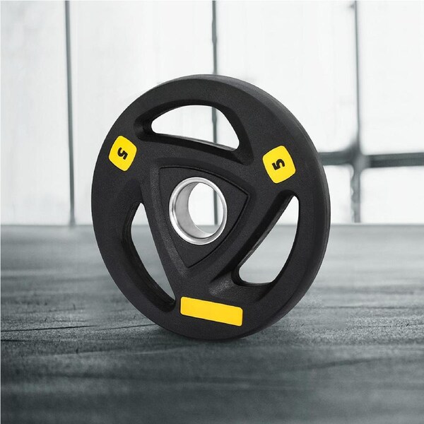 5kg Everfit Weight Plates Olympic Dumbbells Barbells Plate Weight Lifting Home