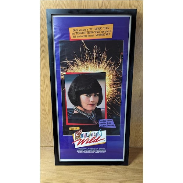 Daybill Movie Poster - Something Wild 1986 Genuine Original Framed