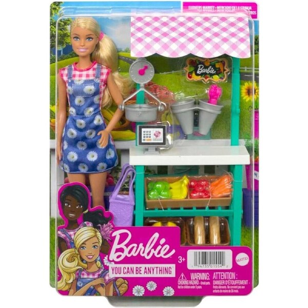 Barbie Farmers Market Doll & Playset HCN22