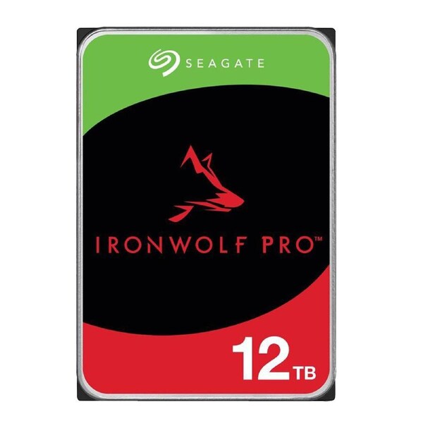 Seagate 12TB 3.5' IronWolf PRO SATA 6Gb/s 7200RPM 256MB Cache HDD. 5 Years Warranty