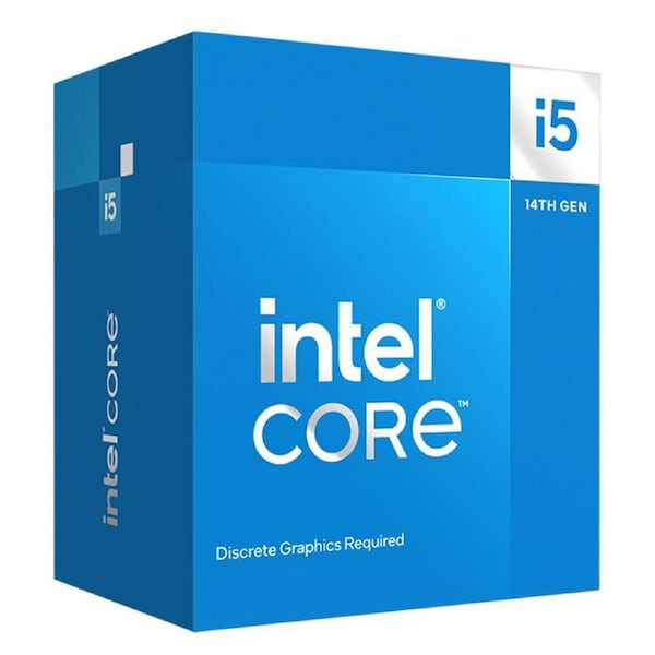 Intel i5 14400F CPU 3.5GHz (4.7GHz Turbo) 14th Gen LGA1700 10-Cores 16-Threads 29.5MB 65W Graphics Card Required Retail Raptor Lake with Fan