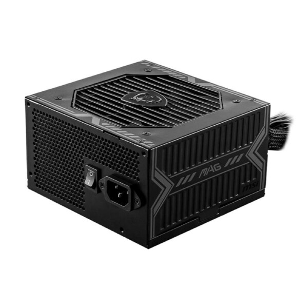 MSI MAG A750BN PCIE5 750W ATX Power Supply Unit, 80 PLUS Bronze (up to 85%), PFC, 100-240~, 750W, 50~60Hz, ATX, 1x PCI-E 5.0, 2x PCI-E, SATA, FDD