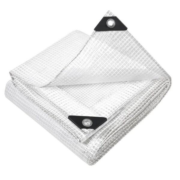 Tarpaulin Tarp 5x10m Canvas Heavy Duty Camping Poly Tarps Cover Plant