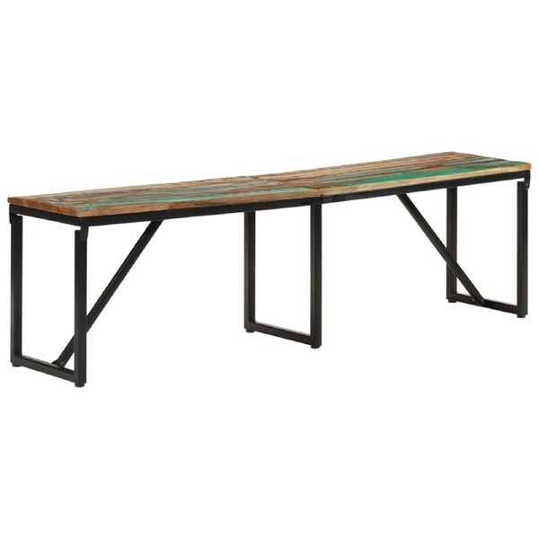 Bench 160x35x46 cm Solid Wood Reclaimed vidaXL