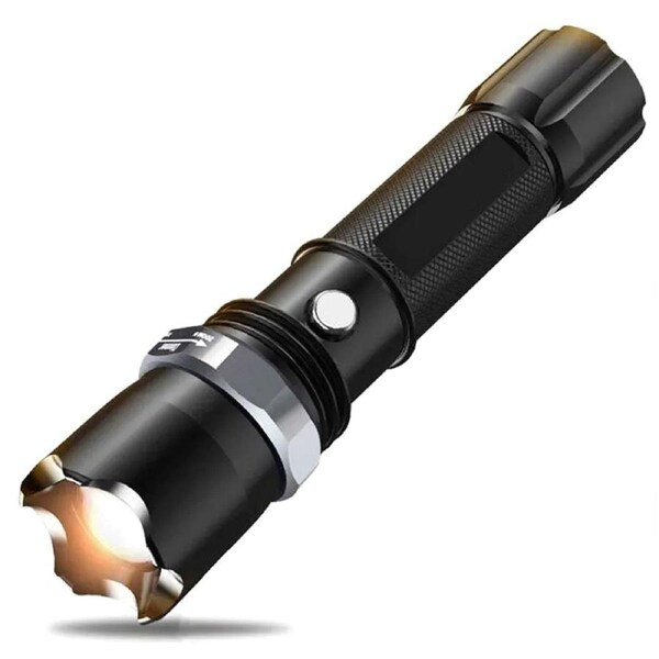Portable LED Strong Light Flashlight Aluminum Alloy Outdoor LongRange Flashlight