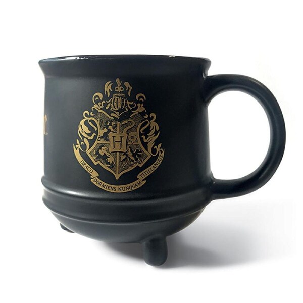 Harry Potter Hogwarts Crest Cauldron Ceramic Printed Tea/Coffee 285ml/10 oz Mug