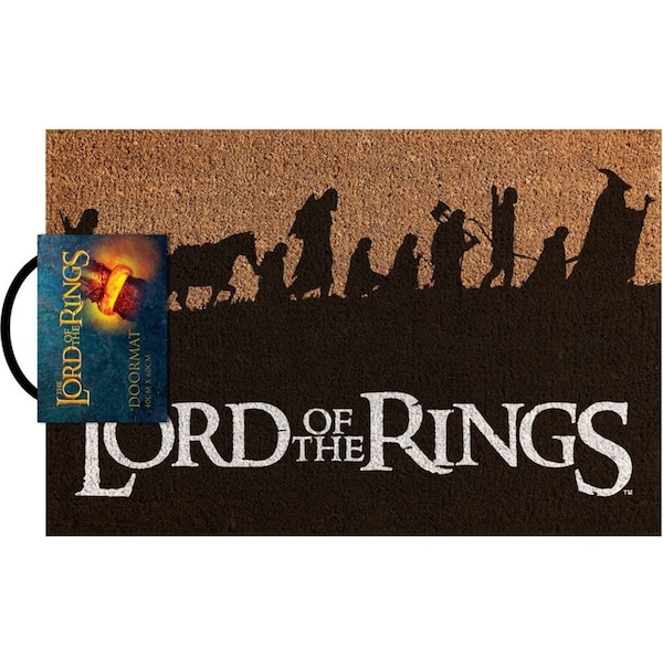 Lord of the Rings Travelling Fellowship Doormat (40 x 60cm/15.7 x 23.5")