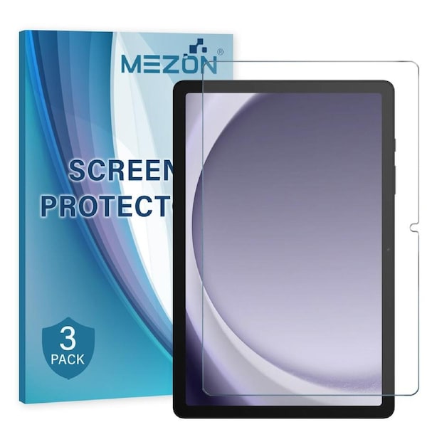 [3 Pack] Samsung Galaxy Tab A9+ (11") Ultra Clear Film Screen Protector by MEZON (SM-X210, X216, Clear)