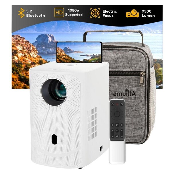 ALLIUMS Projector ELECTRIC FOCUS HD 1080p, AP-16
