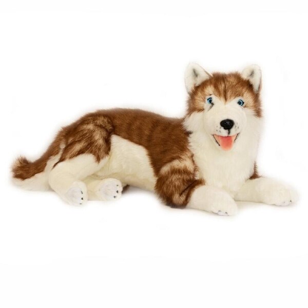 Bocchetta Plush Toys - Dog Red Husky - XL Scarlet 60cm