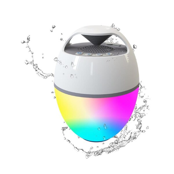 Spire Bluetooth Waterproof Pool Speaker Multi Light Show LED CT602