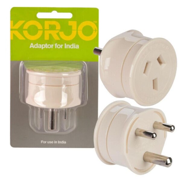 Korjo Travel Adaptor For India KAIN