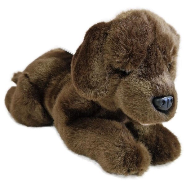 Bocchetta Plush Toys - Dog Chocolate Labrador Puppy - Coco 30cm