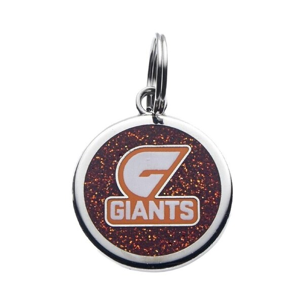 AFL Pet ID Tag - GWS Giants - Engravable - 25mm diameter