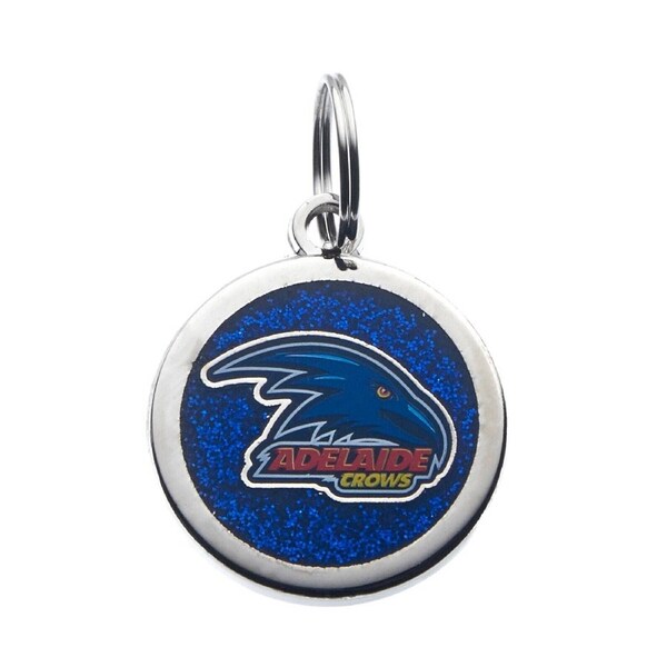 AFL Pet ID Tag - Adelaide Crows - Engravable - 25mm diameter