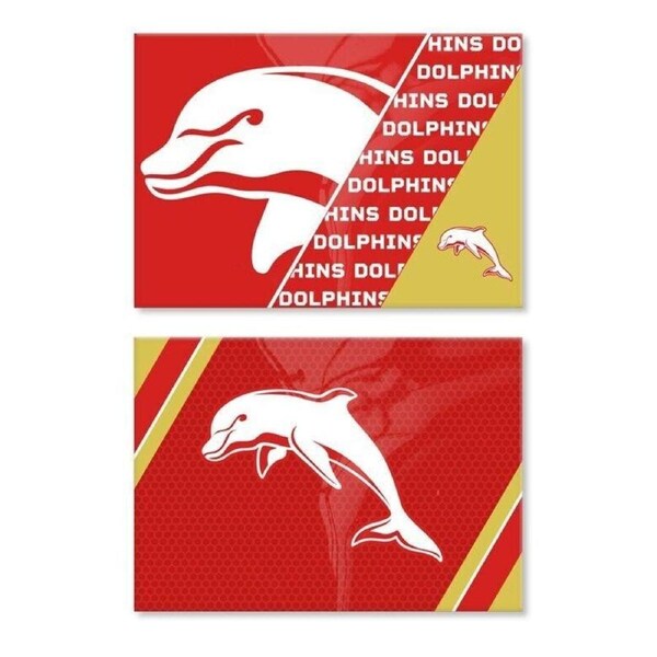 NRL Magnet Set of 2 - Dolphins - Set of Two Magnets